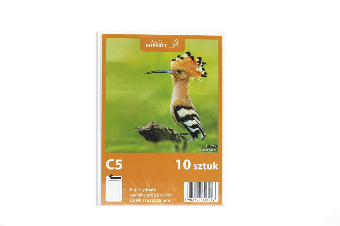 Koperta C5/10szt. HK biała